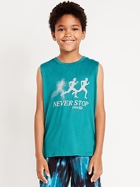 Image number 1 showing, CloudMotion Graphic Performance Tank Top for Boys