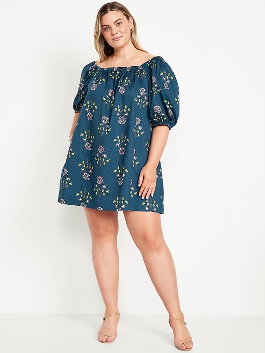 Image number 7 showing, Floral Mini Swing Dress