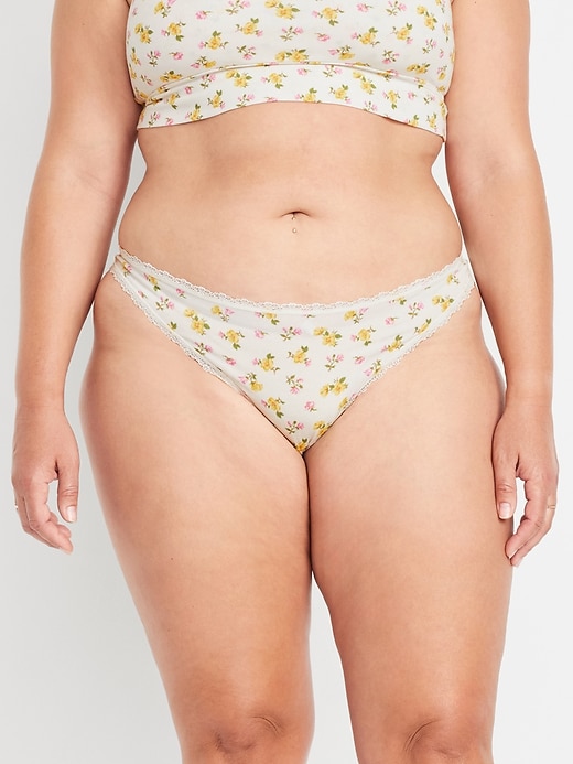 Image number 7 showing, Mid-Rise Everday Cotton Thong