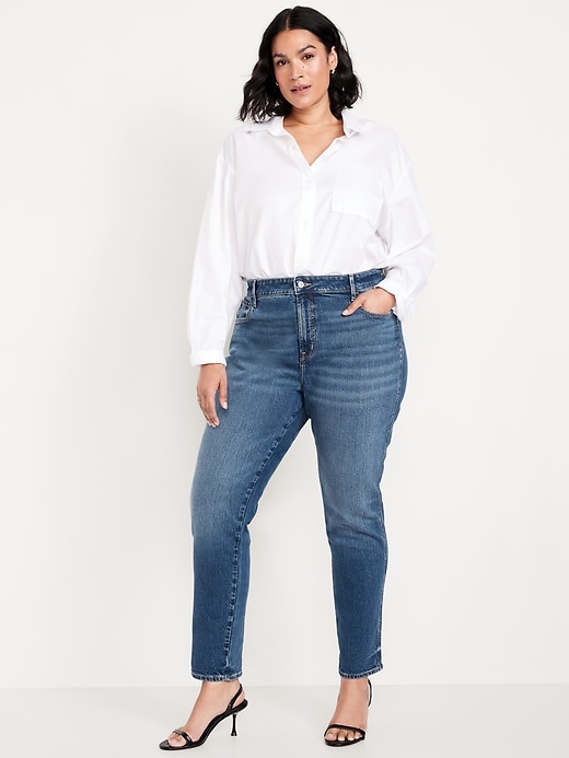 Image number 7 showing, High-Waisted Vintage Slim Jeans