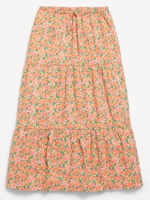 Image number 3 showing, Tiered Swing Midi Skirt for Girls