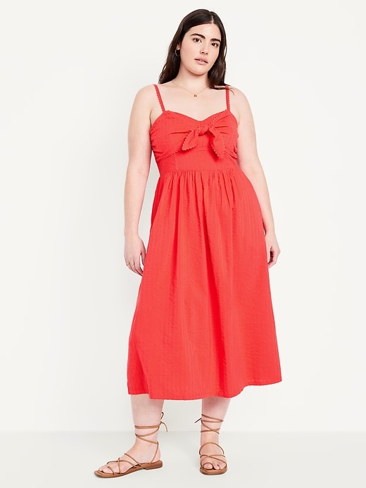 Image number 5 showing, Fit & Flare Sleeveless Seersucker Midi Dress