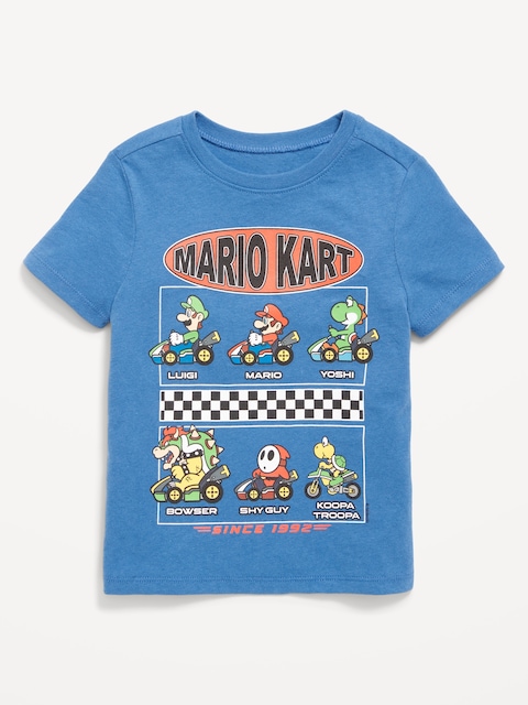 Mario Kart™ Unisex Graphic T-Shirt for Toddler - Blue