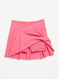 Image number 6 showing, High-Waisted Crossover PowerSoft Skort for Girls