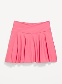 Image number 5 showing, High-Waisted Crossover PowerSoft Skort for Girls