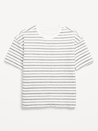 Image number 2 showing, Oversized Short-Sleeve Jacquard-Knit T-Shirt for Boys