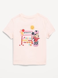 Image number 1 showing, Disney© Minnie Mouse Graphic T-Shirt for Toddler Girls
