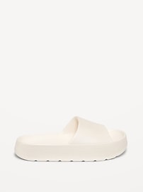 Image number 3 showing, Platform Slide Sandals for Girls (Partially Plant-Based)