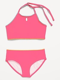Image number 1 showing, Halter Bikini Swim Set for Girls