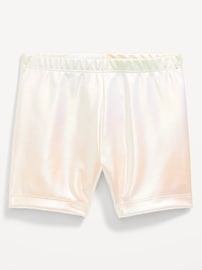 Image number 1 showing, Shiny Biker Shorts for Toddler Girls
