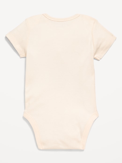 Image number 2 showing, Short-Sleeve Graphic Bodysuit for Baby