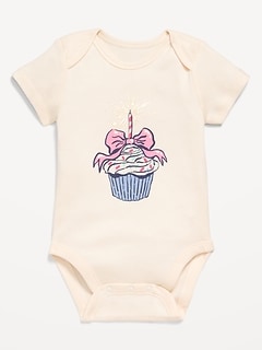 Short-Sleeve Graphic Bodysuit for Baby