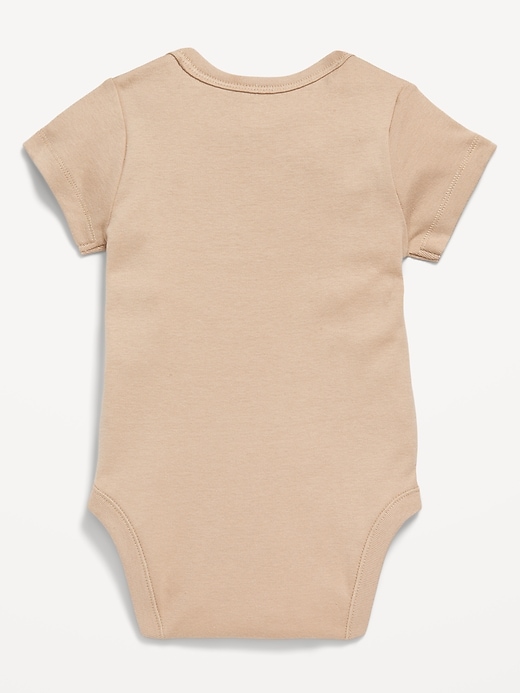 Image number 2 showing, Short-Sleeve Graphic Bodysuit for Baby