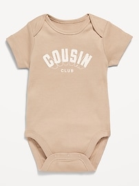 Image number 1 showing, Short-Sleeve Graphic Bodysuit for Baby