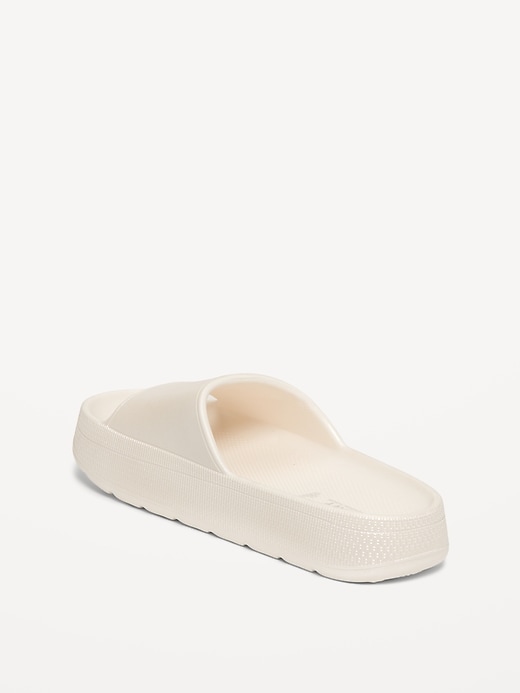 Image number 4 showing, Platform Slide Sandals for Girls (Partially Plant-Based)