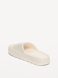 Image number 4 showing, Platform Slide Sandals for Girls (Partially Plant-Based)