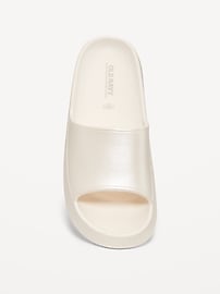 Image number 2 showing, Platform Slide Sandals for Girls (Partially Plant-Based)