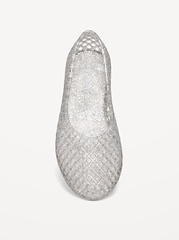 Image number 2 showing, Jelly Lattice Ballet Flats for Girls