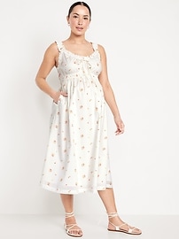 Image number 1 showing, Maternity Sleeveless Fit & Flare Dress