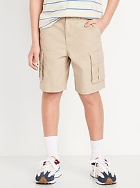 Image number 1 showing, Knee Length Cargo Ripstop Shorts for Boys