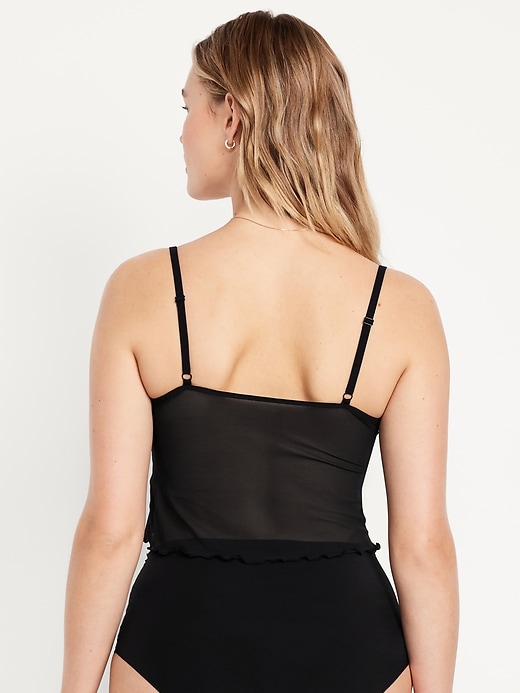 Image number 6 showing, Mesh Cami Lounge Top