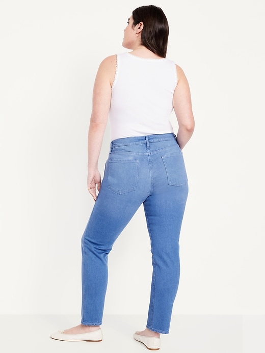 High-Waisted Vintage Slim Jeans