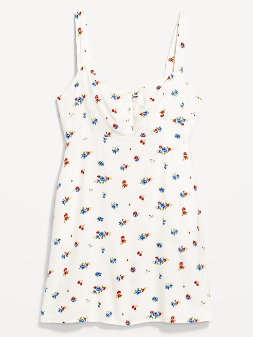 Image number 8 showing, Fit & Flare Crepe Floral Mini Dress