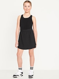 Image number 1 showing, PowerChill Criss-Cross Performance Shorts Bodysuit for Girls