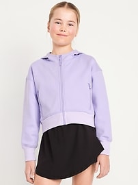 Image number 1 showing, Dynamic Fleece Zip-Front Performance Hoodie for Girls