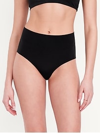 Image number 2 showing, High-Waisted No-Show Brief Underwear 6-Pack