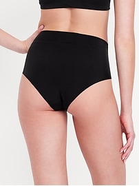 Image number 3 showing, High-Waisted No-Show Brief Underwear 6-Pack