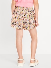 Image number 2 showing, Printed Swing Culotte Shorts for Girls