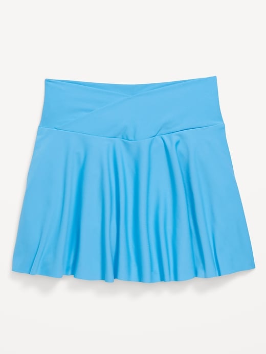 Image number 5 showing, High-Waisted Crossover PowerSoft Skort for Girls