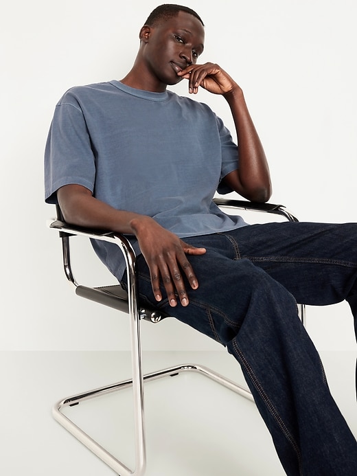 Image number 3 showing, Garment-Dyed Cropped T-Shirt