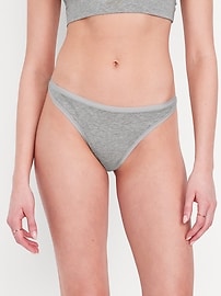 Image number 2 showing, 6-Pack Low-Rise Everyday Cotton Thong
