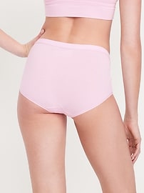 Image number 2 showing, High-Waisted Everyday Brief Cotton Underwear