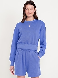 Image number 1 showing, SoComfy Crop Sweatshirt