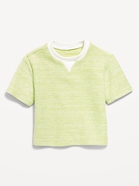 Image number 1 showing, Oversized Boxy T-Shirt for Toddler Boys