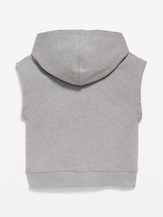 Image number 2 showing, Dynamic Fleece Oversized Sleeveless Hooded Sweatshirt for Toddler Boys