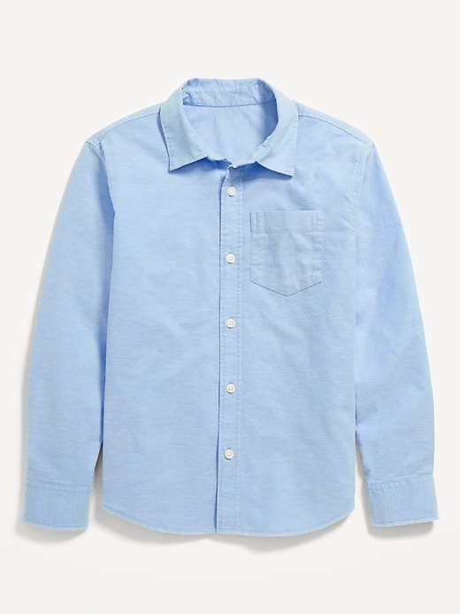Image number 2 showing, Lightweight Oxford School Uniform Shirt for Boys