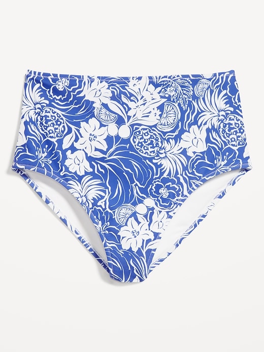 Image number 4 showing, Matte High-Waisted Bikini Swim Bottoms