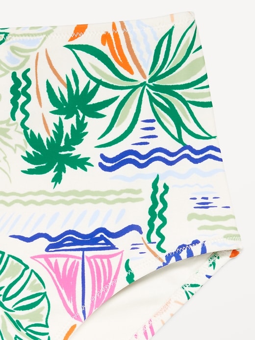 Image number 9 showing, Matte High-Waisted Bikini Swim Bottoms