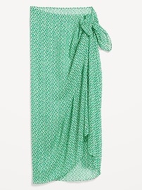 Image number 2 showing, Lightweight Swim Sarong Wrap