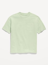 Image number 2 showing, Oversized Short-Sleeve Pocket T-Shirt for Boys