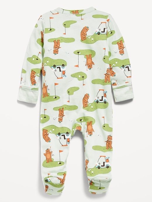 2-Way-Zip Sleep & Play Footed One-Piece for Baby | Old Navy