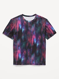 Image number 2 showing, Printed CloudMotion Performance T-Shirt for Boys