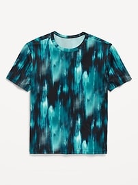 Image number 2 showing, Printed CloudMotion Performance T-Shirt for Boys
