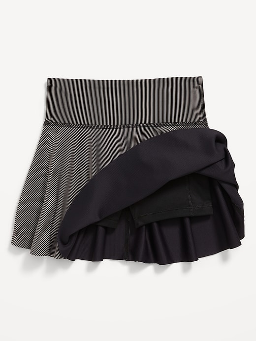 Image number 6 showing, High-Waisted PowerSoft Ribbed Skort for Girls