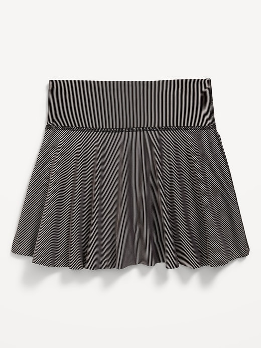 Image number 5 showing, High-Waisted PowerSoft Ribbed Skort for Girls
