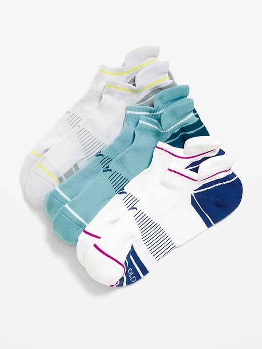 Image number 1 showing, 3-Pack Athletic Ankle Run Socks for Men